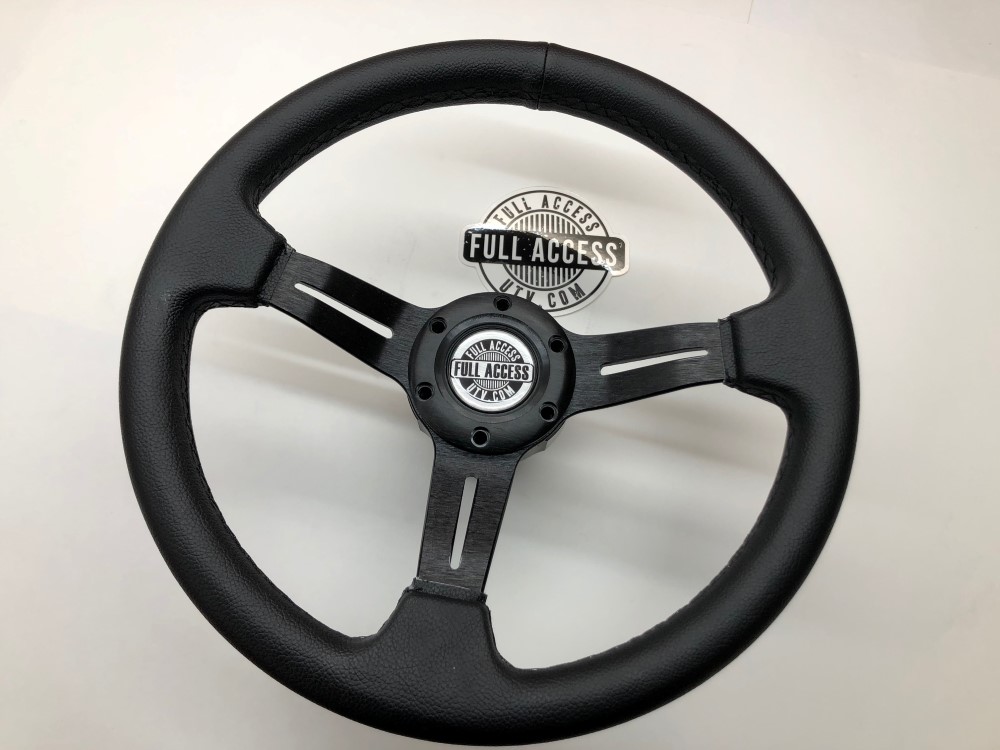 Kawasaki KRX & KRX4 1000 Leather Steering Wheel & Adapter Kit